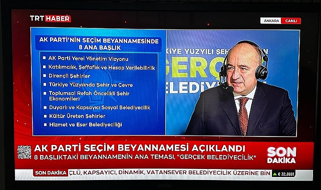 AK Parti Çanakkale Milletvekili Ayhan Gider, TRT Haber'de değerlendirmelerde bulundu
