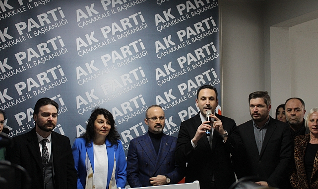 Bakan Yardımcısı Turan, AK Parti Çanakkale Belediye Başkan Adayı İskenderoğlu ile değerlendirmelerde bulundu