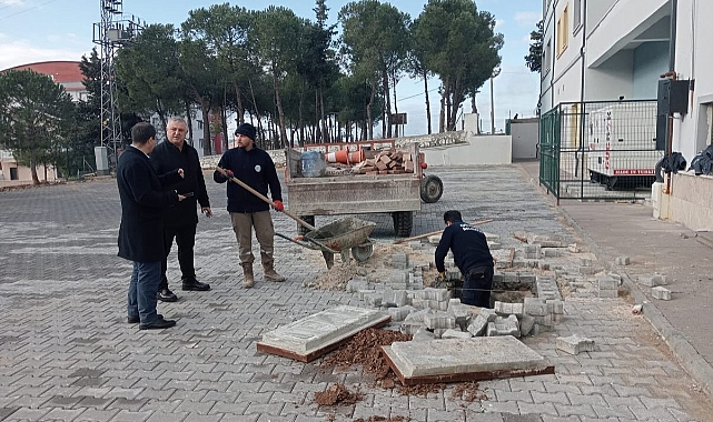 Başkan Oruçoğlu çalışmaları yerinde inceledi