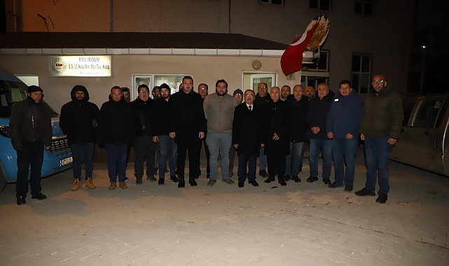 Başkan Özacar, Şehiriçi Minibüsçüler Kooperatifiyle bir araya geldi
