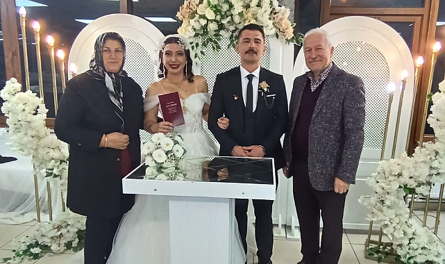 Başkan Yılmaz, genç çiftin mutluluğuna ortak oldu