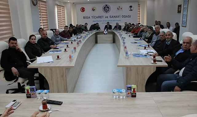 Biga TSO ve Çanakkale KOSGEB İş Birliği ile ‘‘Yeşil Sanayiye Geçiş Fırsatları’’ masaya yatırıldı