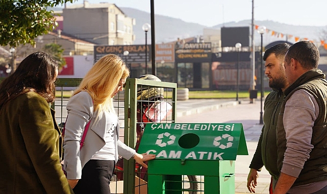 Çan Belediyesi'nden çevreci davranış