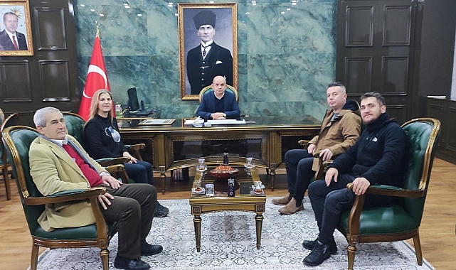 Çan Çevre Derneği'nden Kaymakam Nebioğlu'na ziyaret