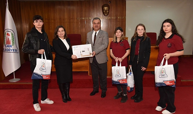 Çan'da alkışlar öğrencilere