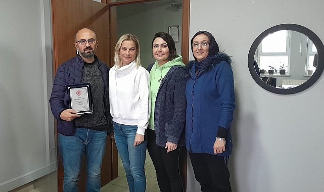 Çan'da başarılı öğretmene veda