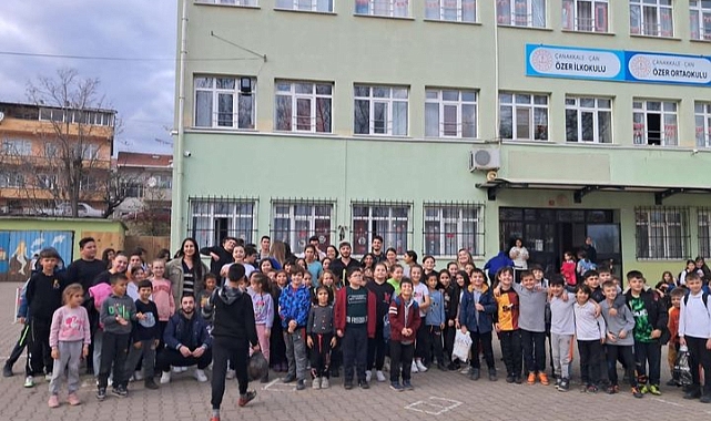Çan'da öğrenciler doyasıya eğlendi