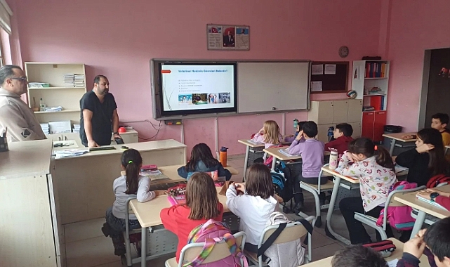 Çan’da öğrencilere veterinerlik mesleği tanıtıldı