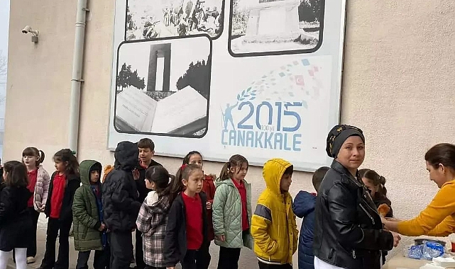 Çan'da okul müdürü unutulmadı