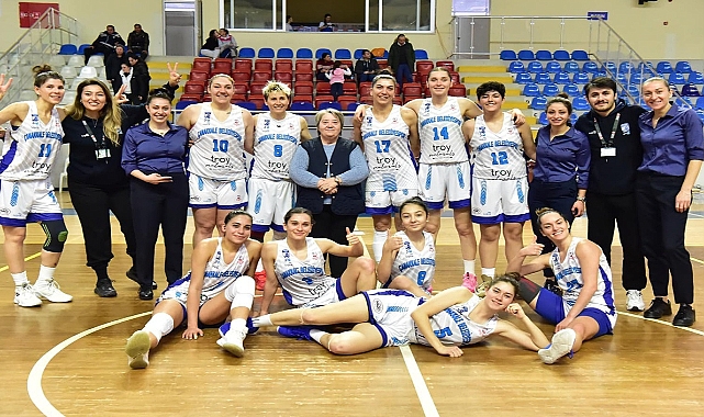 Çanakkale Belediyespor galibiyete devam ediyor
