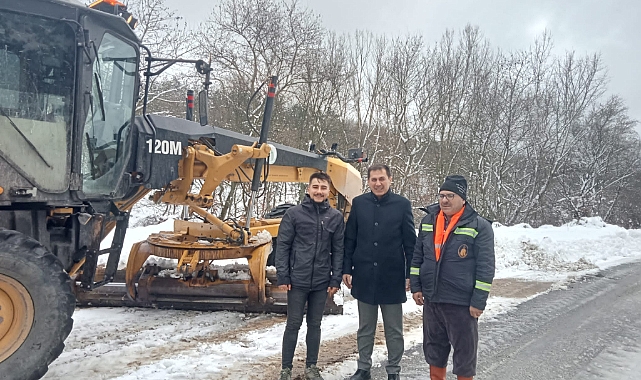Çanakkale'de karla mücadele çalışmaları yerinde incelendi