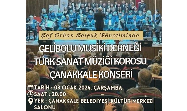 Çanakkale’de TSM konseri verilecek