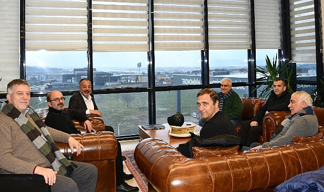 Çanakkalespor yönetim kurulundan, ÇTSO başkanı Selçuk Semizoğlu'na ziyaret