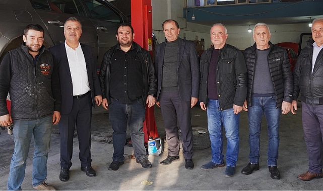 CHP'den sanayi esnafına ziyaret