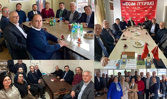 CHP'li Erkek'ten siyasi partilere ziyaret