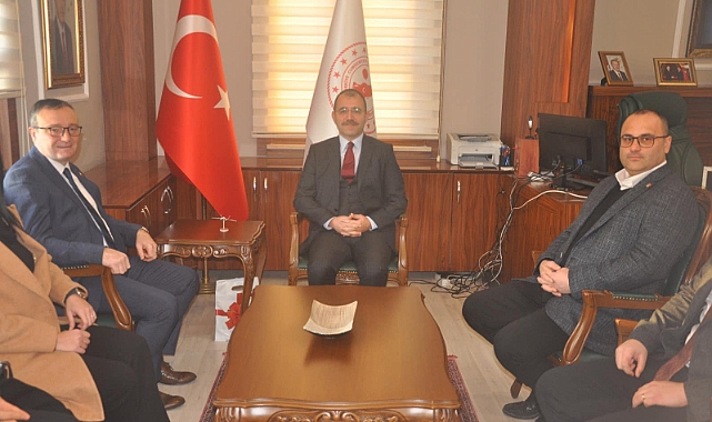 CHP'li Şen'den Kaymakam Dolu'ya ziyaret