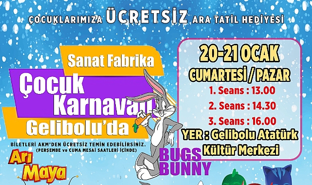Gelibolu'da ara tatilde çocuklar eğlenceye doyacak
