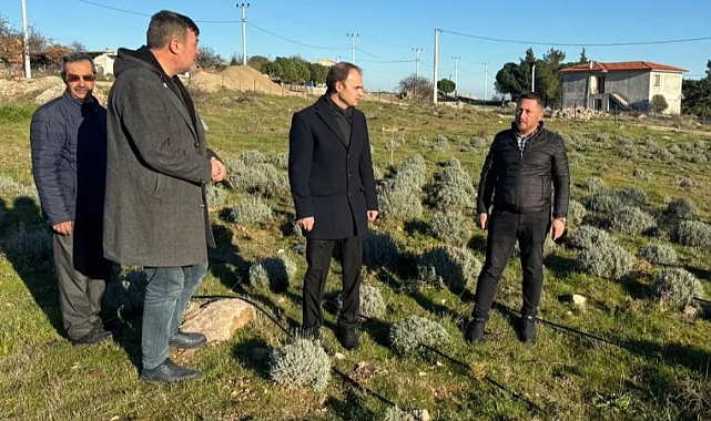 Kaymakam Sak, Kuruoba Köyü'nde incelemelerde bulundu