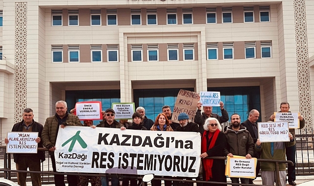 Kazdağları’nda köylülerin tarlalarına RES’e mahkeme izin vermedi