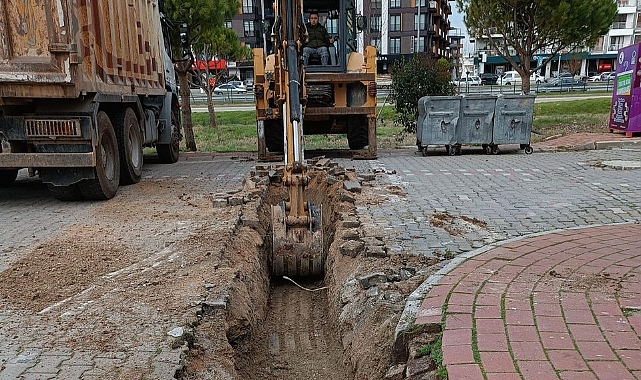Kepez'de yağmura karşı önlem
