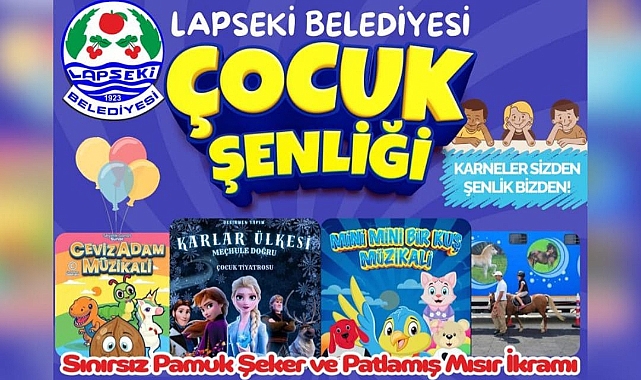 Lapseki’de Çocuk Şenliği gerçekleşecek