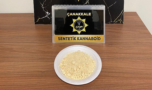 Çanakkale'de narkotik güçlerden operasyon