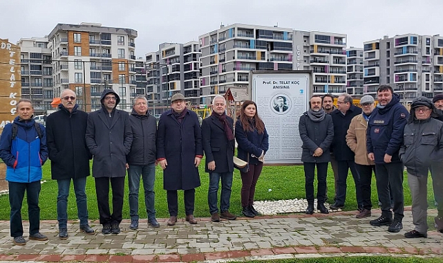 Telat Koç adını taşıyan parkta anıldı