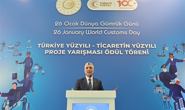 Ticaret Bakanı Bolat, Dünya gümrük günü’nde “Türkiye yüzyılı-ticaretin yüzyılı proje yarışması ödül töreni ’ne” katıldı