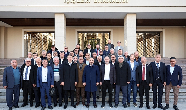 Turan, Çanlı muhtarlar ile bir araya geldi