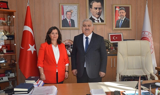 Türkarslan'dan Müdür Dinç'e ziyaret