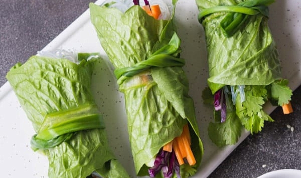 Vegan marul wrap tarifi