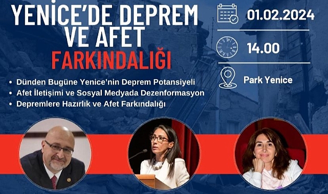 Yenice'de deprem konuşulacak