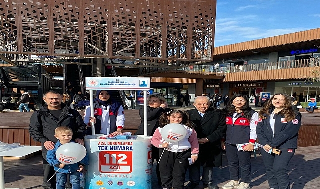 112 Acil Çağrı Merkezi standı açıldı