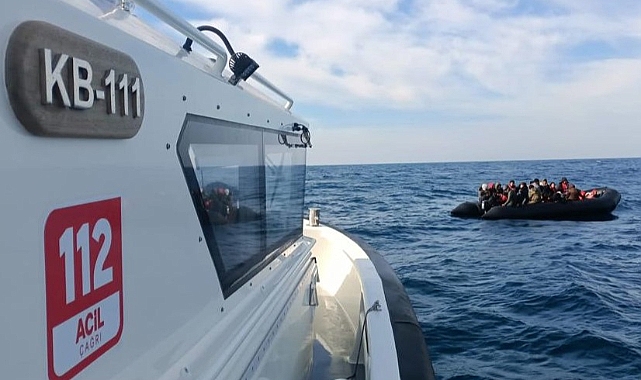 38 düzensiz göçmen kurtarıldı