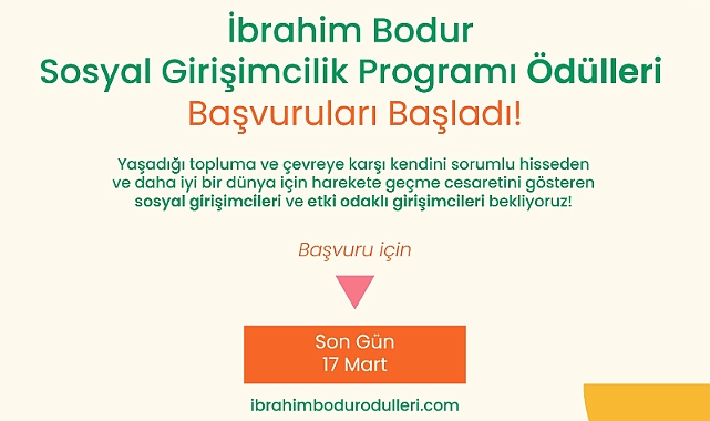 8. İbrahim Bodur Sosyal Girişimcilik Programı başladı