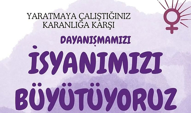Çanakkale'de 8 Mart'ta kadınlar omuz omuza yürüyecek
