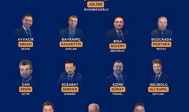 AK Parti Çanakkale aday tanıtım toplantısı'nda belediye başkan adaylarını ilan etti