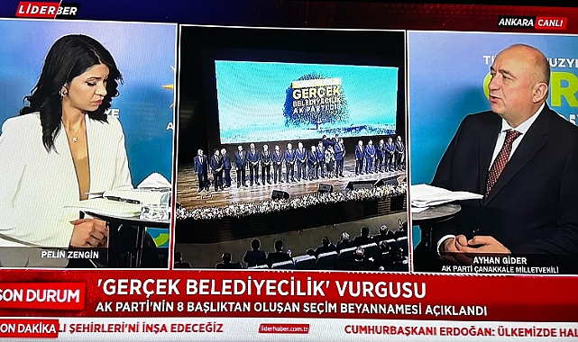 AKP'li Gider; "AK Parti bütün toplumun partisidir"