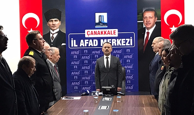 Asrın felaketi yıl dönümünde AFAD Müdürlüğünde anıldı