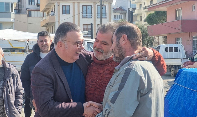Başkan Arslan, pazar ve esnaf ziyareti gerçekleştirdi