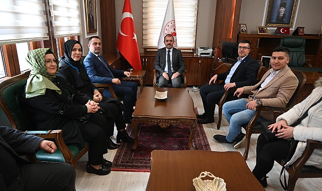 Başkan Bülent Erdoğan, Kaymakam Erdinç Dolu'yu Makamında Ziyaret Etti