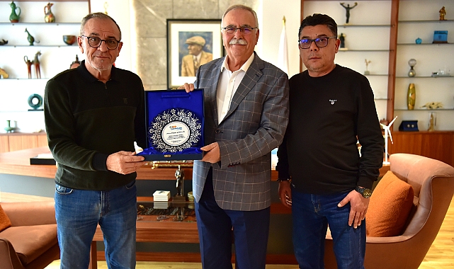 Başkan Gökhan konuklarını ağırladı