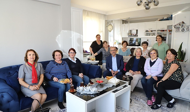 Başkan Özacar, pişi ikramına konuk oldu