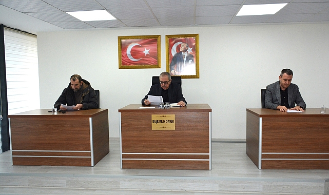 Belediye toplantısı yapıldı