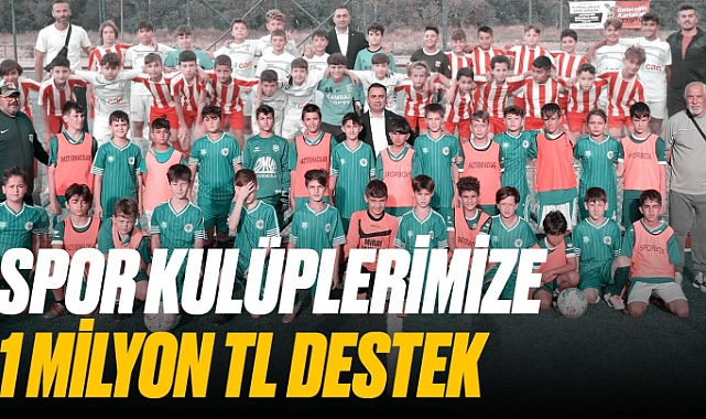 Biga Belediye'sinden spor kulüplerine nakdi yardım