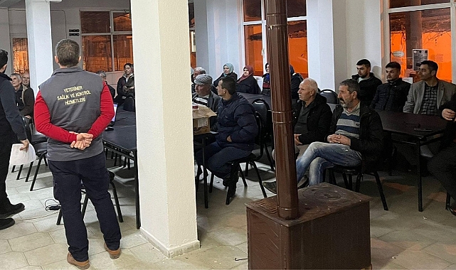 Biga'da üreticilere süt hijyeni eğitimi verildi