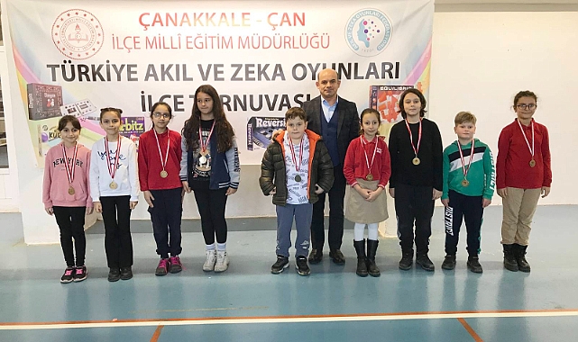 Çan'da akıl zekâ oyunları ilçe turnuvası yapıldı