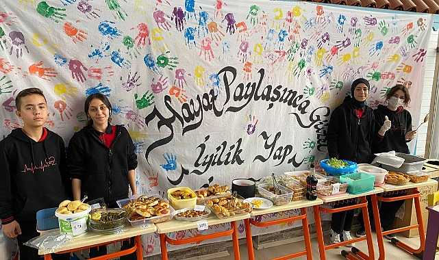 Çan'da öğrencilerden anlamlı hareket