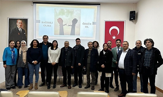 Çanakkale'de bağımlılıkla mücadele semineri gerçekleştirildi