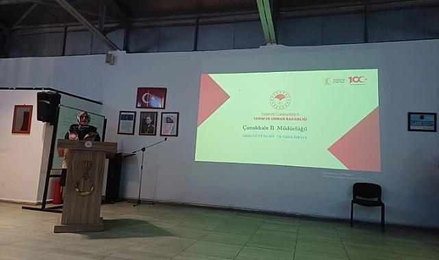Çanakkale'de Jandarmalara "Su Verimliliği ve Gıda İsrafı" eğitimi